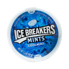 ICE BREAKERS SOURS COOL MINTS SUGAR FREE 42 GM