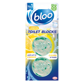 BLOO TOILET AIR FRESHNER LEMON 2X38 GM