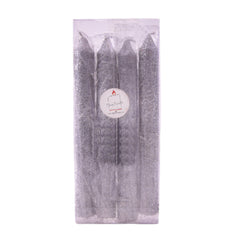 CLASSY GLITTER CANDLE 8 INCH PACK