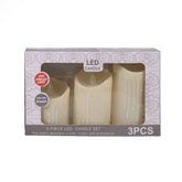 LED CANDLE SET 3PC IR 28-32