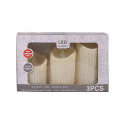 LED CANDLE SET 3PC IR 28-32