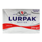 LURPAK BUTTER UNSALTED 200 GM