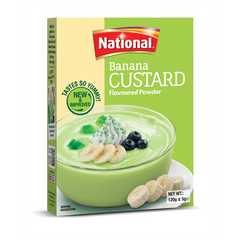NATIONAL BANANA CUSTARD POWDER 120 GM