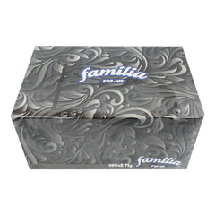 FAMILIA POP UP TISSUES BLACK 150X2 PLY