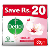 DETTOL ANTIBACTERIAL SOAP SKINCARE SAVE RS 20 3X85GM