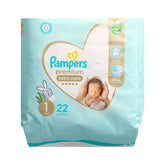PAMPERS PREMIUM EXTRA CARE 22 DIAPERS 2-5 KG NO.1