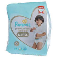 PAMPERS DIAPER PANTS PREMIUM CARE 6 36PCS 16+ KG