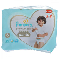 PAMPERS DIAPER PANTS PREMIUM CARE 6 36PCS 16+ KG