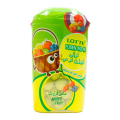 LOTTE FUSEN NO MI BUBBLE GUM MIXED FRUIT 15 GM