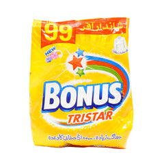BONUS WASHING POWDER TRISTAR POUCH 485 GM