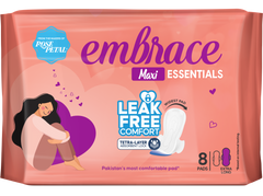 FAMCARE EMBRACE ESSENTIALS MAXI PADS 8PCS EXTRA LONG