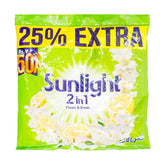 SUNLIGHT WASHING POWDER 2 IN 1 CLEAN & FRESH 190 GM