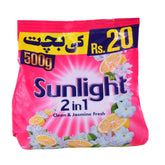 SUNLIGHT WASHING POWDER 2IN1 CLEAN & JASMINE FRESH 500 GM