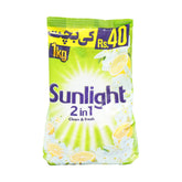 SUNLIGHT WASHING POWDER GREEN 1KG