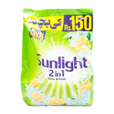 SUNLIGHT WASHING POWDER 2IN1 CLEAN & FRESH SAVE RS.150 4 KG