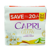 CAPRI SOAP MOISTURISING ALOE NATURE EXTRACT 3PC PACK 405GM