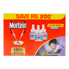 MORTEIN REFILE 360 REACH LIQUID ODOURLESS 3PC JAMBO PACK