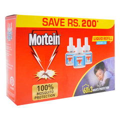 MORTEIN REFILE 360 REACH LIQUID ODOURLESS 3PC JAMBO PACK