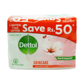 DETTOL ANTIBACTERIAL SOAP SKINCARE SAVE RS 20 3X85GM