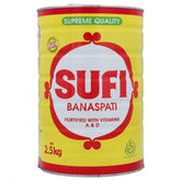 SUFI BANASPATI GHEE TIN 2.5 KG
