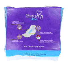BUTTERFLY SANITARY NAPKINS ULTRA THIN LONG 8 PCS