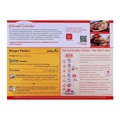K AND N BURGER PATTIES 6 PCS 400GM