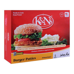 K AND N BURGER PATTIES 6 PCS 400GM