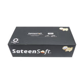 SATEENSOFT EXECUTIVE BLACK TISSUE WIPES BOX 90S