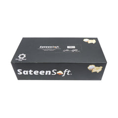 SATEENSOFT EXECUTIVE BLACK TISSUE WIPES BOX 90S