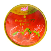 JOJO MABEL STRAWBERRY DROPS CANDIES TIN 175GM