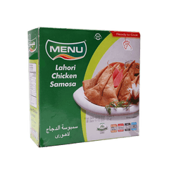 MENU LAHORI CHICKEN SAMOSA 12 PCS 480 GM