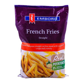 EMBORG FRENCH FRIES STRAIGHT 1000GM