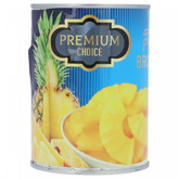 PREMIUM CHOICE PINEAPPLE SLICES IN HEAVY SYRUP 545 GM