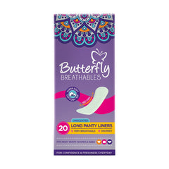 BUTTERFLY BREATHHABLES PANTY 20 LINERS