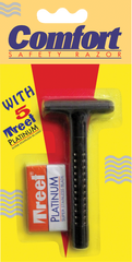 TREET COMFORT SAFETY RAZOR WITH 5 BLADE 1PCS