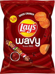 LAYS WAVY TEXAS BBQ 18 GM