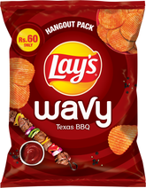 LAYS CHIPS WAVY BBQ 40 GM
