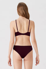 BLS - Breathable Lace Panty - Burgundy