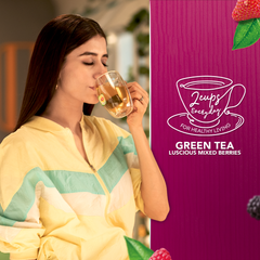LIPTON GREEN TEA LUSCIOUS MIXED BERRIES 25BAGS