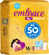 EMBRACE SENSITIVE MAXI EXTRA LONG VALUE PACK 16 PCS