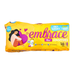 EMBRACE SENSITIVE MAXI EXTRA LONG VALUE PACK 16 PCS