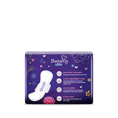 BUTTERFLY SANITARY NAPKINS ULTRA THIN LONG 8 PCS