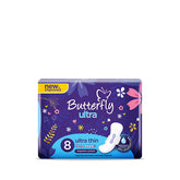 BUTTERFLY SANITARY NAPKINS ULTRA THIN LONG 8 PCS