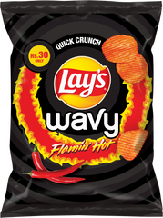LAYS WAVY FLAMING HOT CHIPS 18 GM