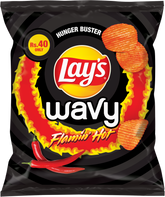 LAYS CHIPS WAVY FLAMING HOT 27 GM