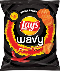 LAYS CHIPS WAVY FLAMING HOT 27 GM