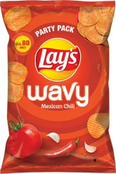 LAYS CHIPS WAVY MEXICAN CHILI 75 GM