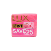 LUX SOAP ROSE GLOW TRIO PACK SAVE 25 3X128 GM
