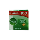 DETTOL ANTIBACTERIAL SOAP ORIGINAL SAVE RS 45 4X110GM