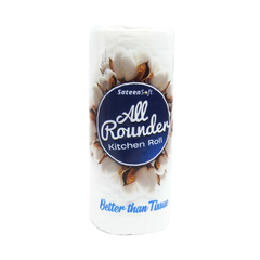 SATEENSOFT ALL ROUNDER LARGE TISSUE WIPES ROLL